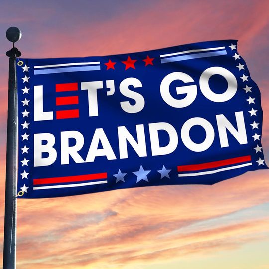 Let's Go Brandon Grommet Flag