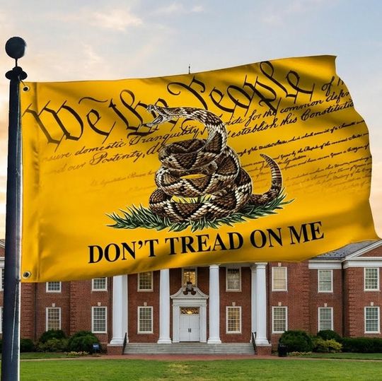 Gadsden Don't Tread On Me We The People Grommet Flag