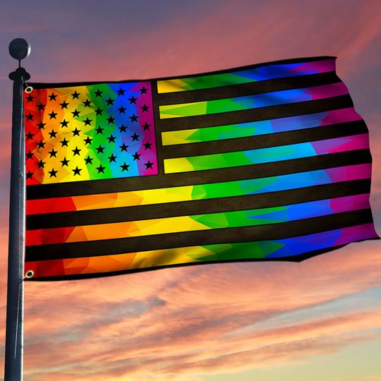LGBT Pride American Grommet Flag