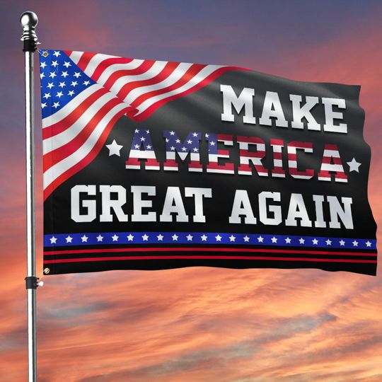 Make America Great Again MAGA Trump Grommet Flag