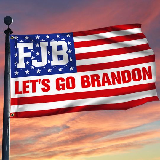 Let's Go Brandon FJB Grommet Flag