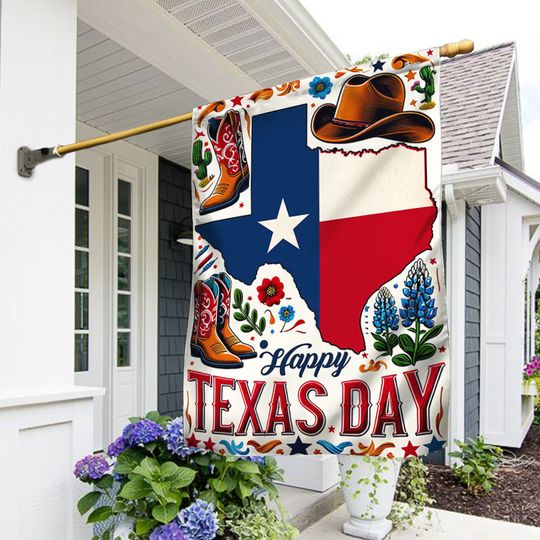 FLAGWIX  Happy Texas Day Texas Lone Star State Flag