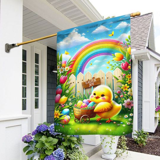 FLAGWIX  Easter Joy Chick Eggs Flag