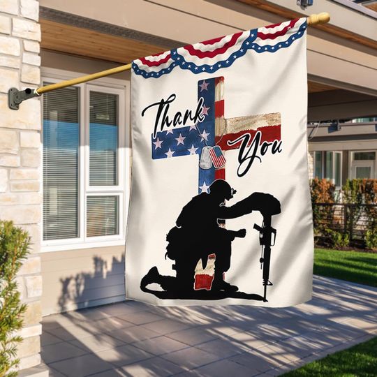 FLAGWIX Memorial Day Thank You Veterans Flag
