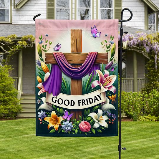 FLAGWIX  Good Friday Christian Cross Jesus Christ Flag