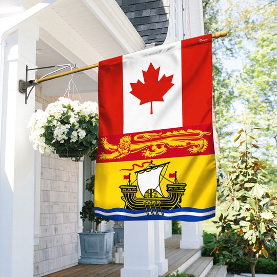 FLAGWIX  Canada And  New Brunswick Flag