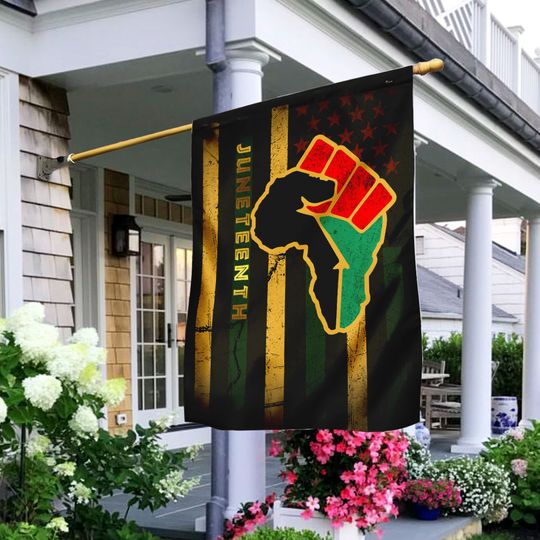 Juneteenth Unapologetically Black Flag