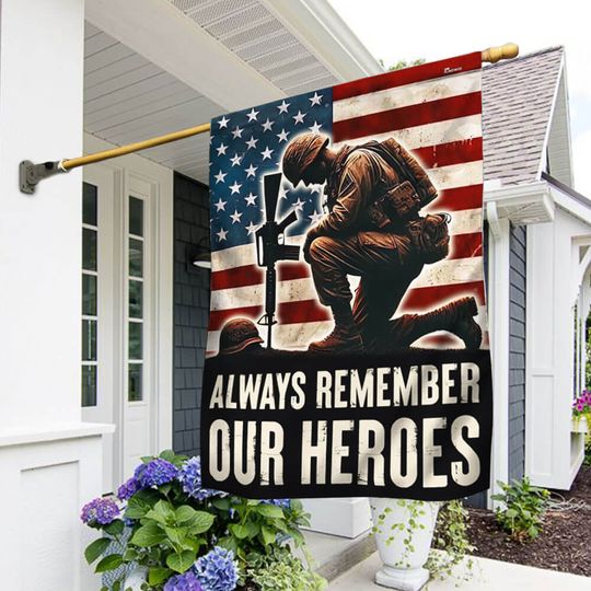 Veterans Day Always Remember Our Heroes Flag