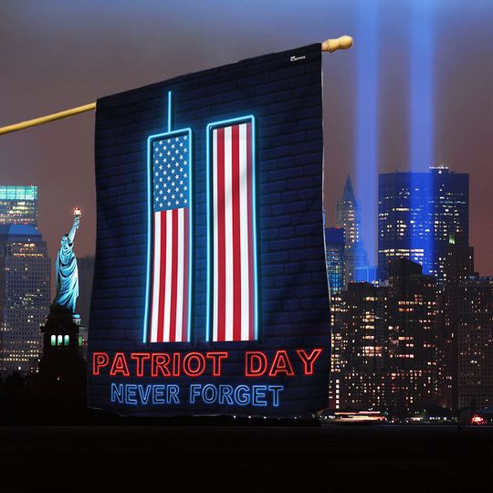Patriot Day 911 Never Forget 9/11 September 11 Memorial Flag