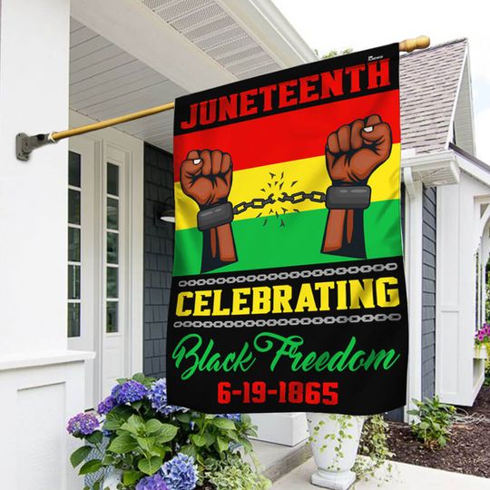 FLAGWIX Juneteenth Celebrating Black Freedom Independence Day Flag