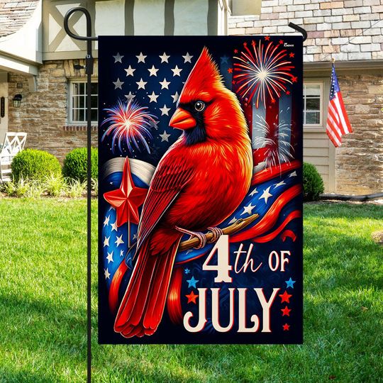Flagwix American Flag - Cardinal 4th of july Patriotic Flag