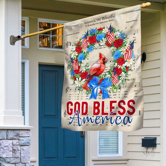 God Bless America 4th Of july Happy Independence Day Flag