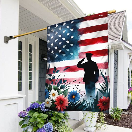 FLAGWIX  Remembrance Of Fallen Veteran Memorial Day Flag