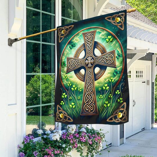 FLAGWIX  Irish Cross St Patrick's Day Flag