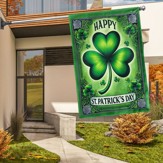 FLAGWIX  St. Patrick's Day Shamrock Flag