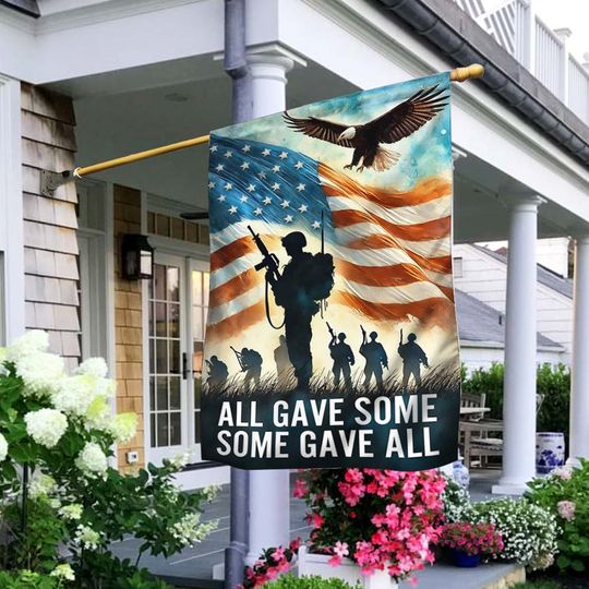 Memorial Day All Gave Some Veteran Flag