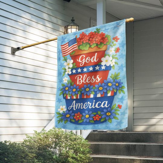 Flagwix American Flag - God Bless America US FLAG