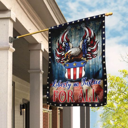 Liberty And Justice For All Flag