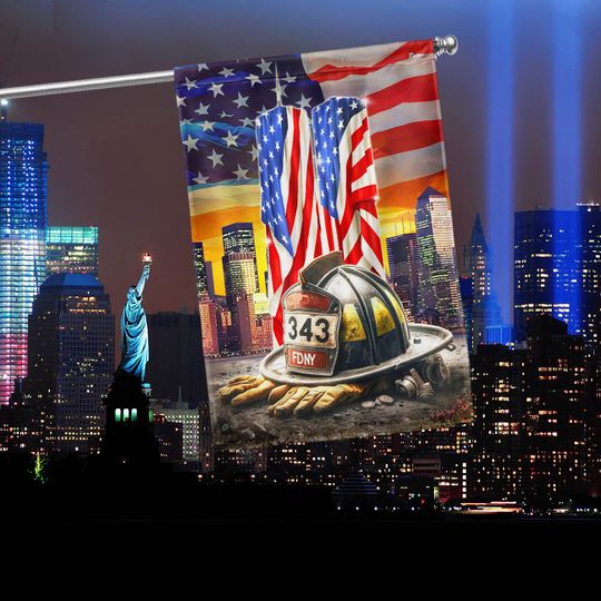 9/11 Flag Patriot Day Flag Never Forget September 11, 2001 911 Twin Towers Flag