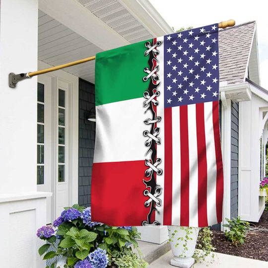American Italian Flag  Italian Roots Family Heritage