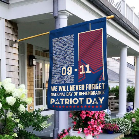 911 Flag National Day Of Remembrance We Will Never Forget September 11 Patriot Day 9.11
