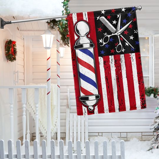 Barber Flag 3-Day Shipping