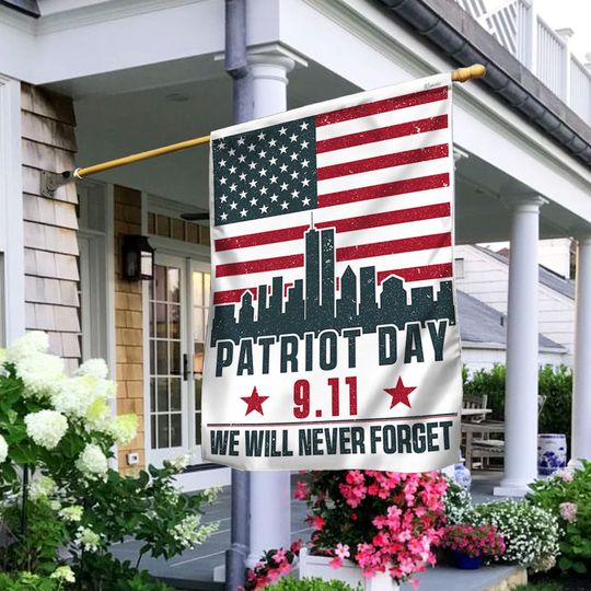9.11 Patriot Day We Will Never Forget September 11 Flag