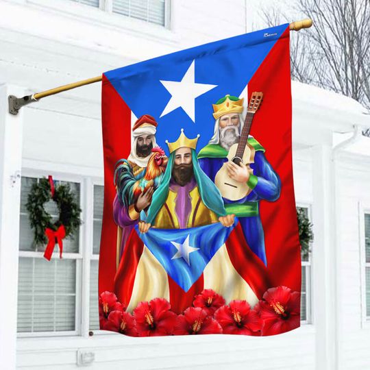 Three Kings Three Wise Men Puerto Rico Flag