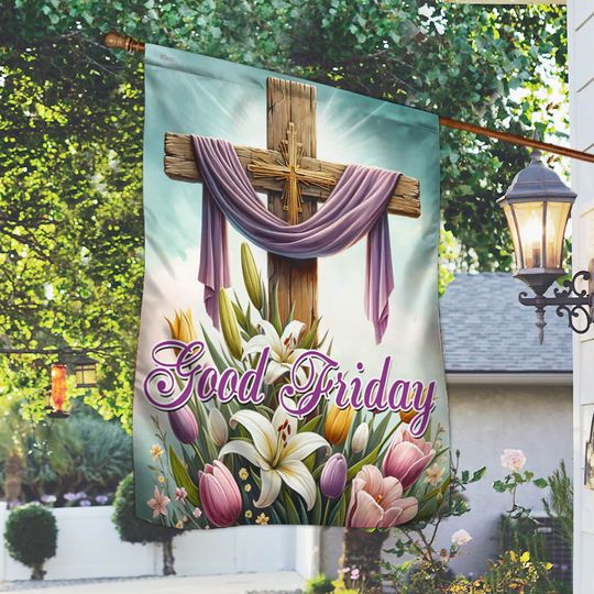 FLAGWIX  Easter Christian Cross Good Friday Flag