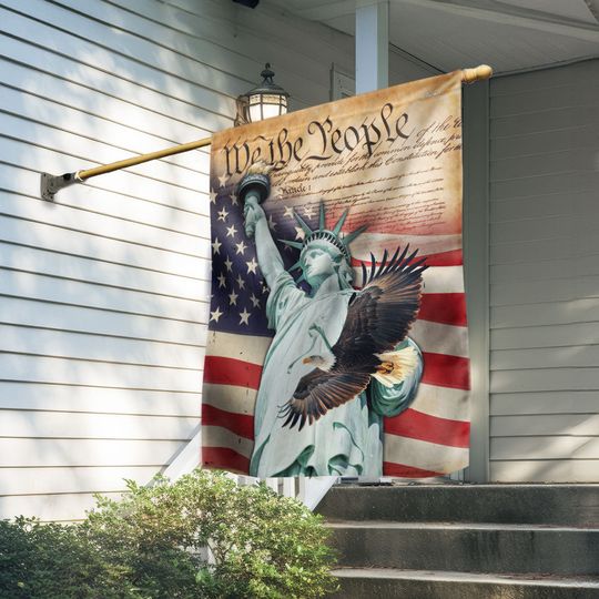 Flagwix American Flag - We The People Patriotic Eagle 4th of july American Flag