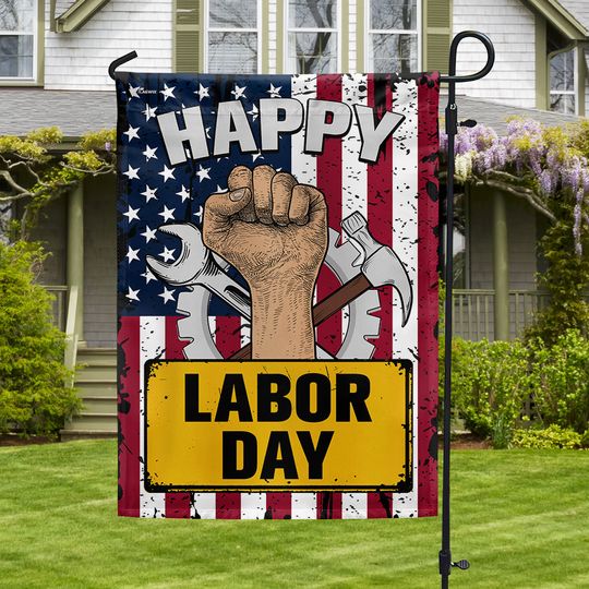Happy Labor Day Flag