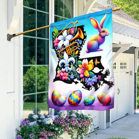 FLAGWIX  Louisiana State Easter day Flag