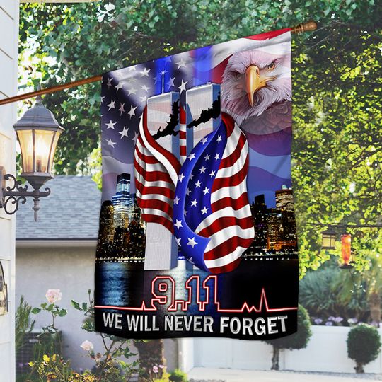 911 Patriot Day Flag 9/11 Never Forget
