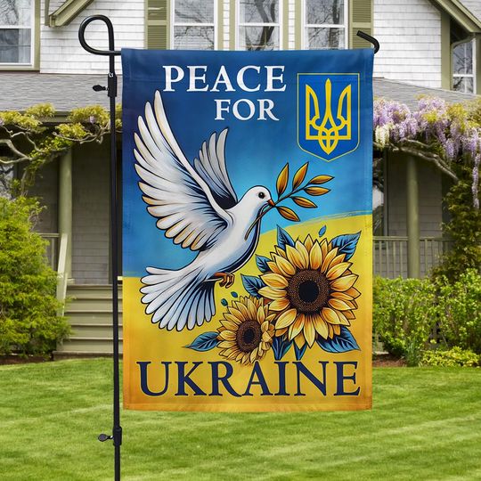 Peace for Ukraine Flag