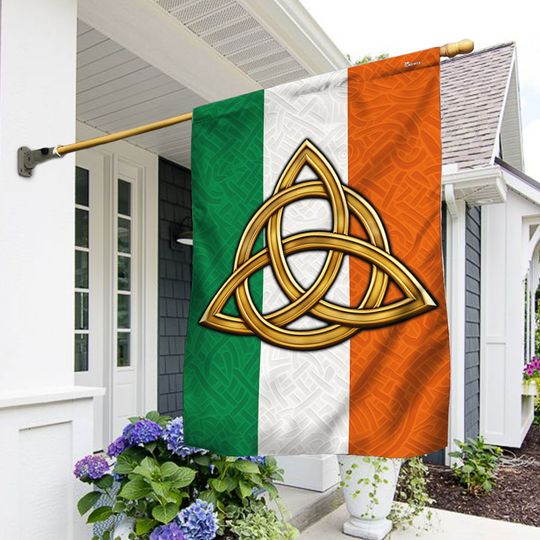 FLAGWIX  Irish Celtic Trinity Knot St. Patrick's Day Irish Flag