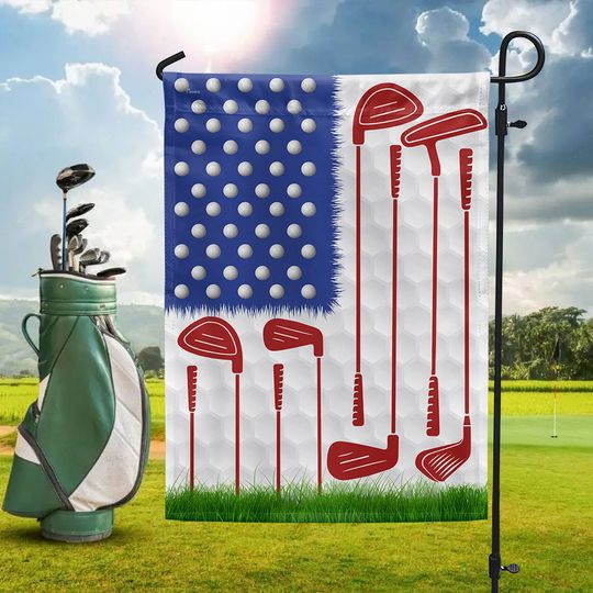 Golf American Flag
