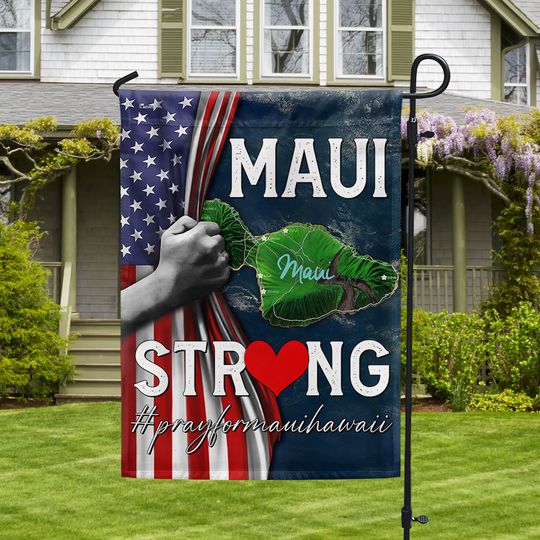 Maui Strong Support For Hawaii Flag