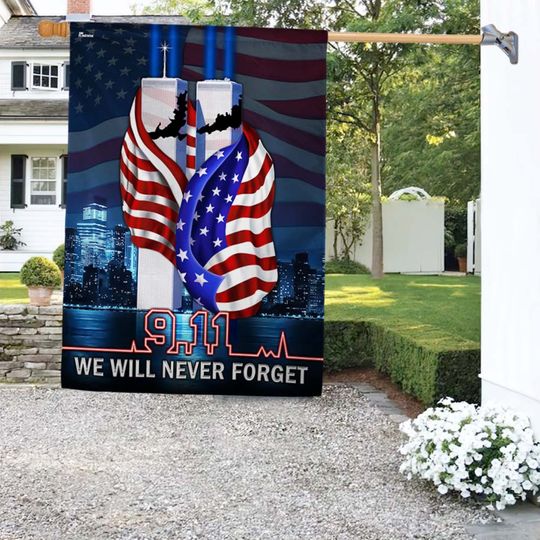 911 Patriot Day Flag 9/11 September 11 Never Forget