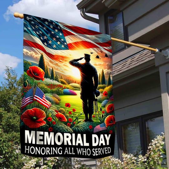 Flagwix Memorial Day Veteran American Flag Honoring All Who Served Patriotic Veterans Day Flag